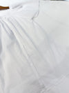 （ Hollow Stripe 木耳邊衣領通花條紋布長上衣, Top/ BU9055