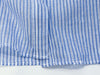 （ Hollow Stripe 木耳邊衣領通花條紋布長上衣, Top/ BU9055