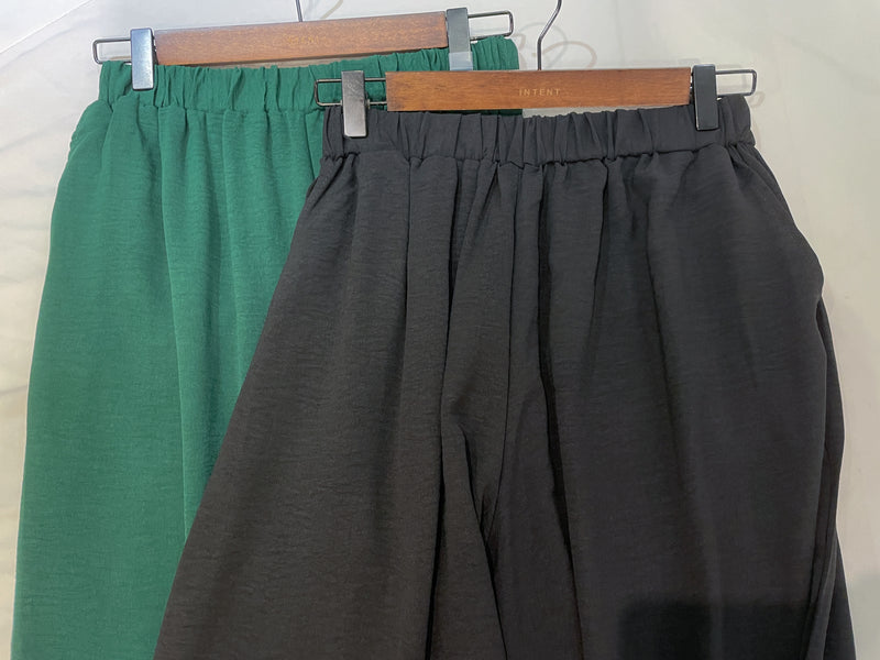 Wide Leg, Pants 輕身舒適半正式感寬腳裙褲/ SK8836(black sold out)