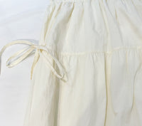 Ribbon 全橡筋腰浪漫傘形蝴蝶裝飾半裙, Skirt/ SK8838 (white soldout)