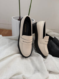 （比小白鞋更好襯) Platform Loafer 厚底樂福鞋/ SH8130