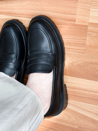 （比小白鞋更好襯) Platform Loafer 厚底樂福鞋/ SH8130