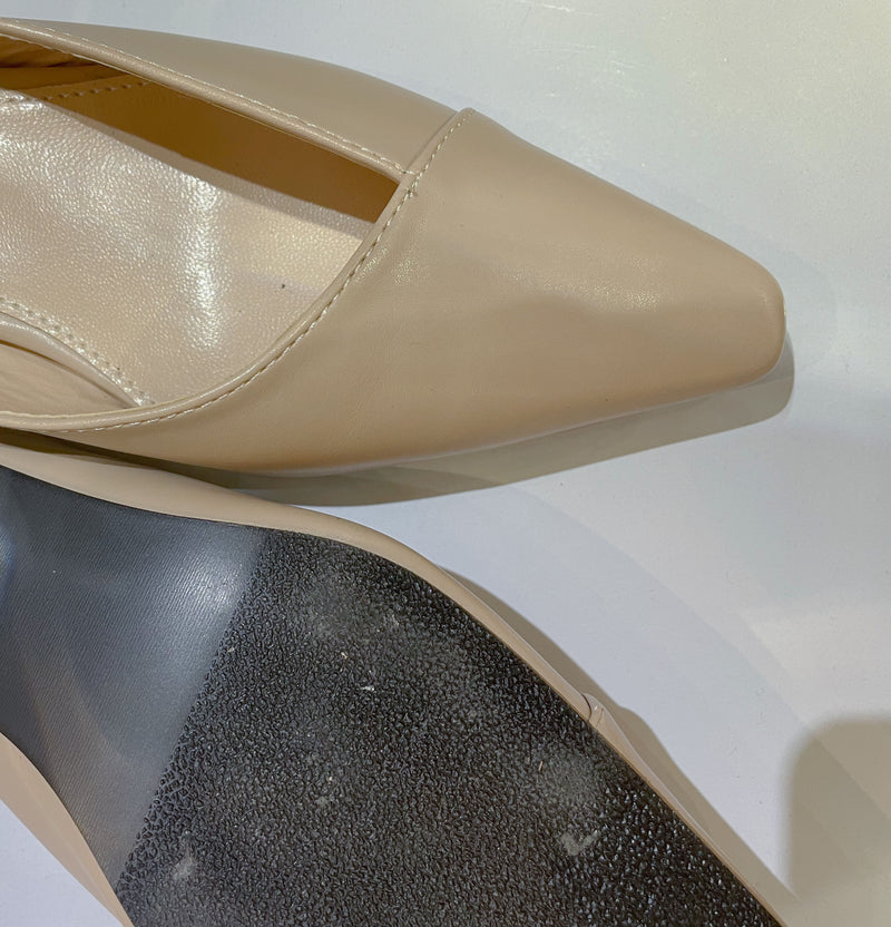 (同平底差唔多穩) 輕優雅小踭mule point shoes/ SH8127 （所有鞋款需訂貨)