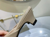 (同平底差唔多穩) 輕優雅小踭mule point shoes/ SH8127 （所有鞋款需訂貨)