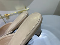 (同平底差唔多穩) 輕優雅小踭mule point shoes/ SH8127 （所有鞋款需訂貨)