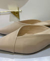 (同平底差唔多穩) 輕優雅小踭mule point shoes/ SH8127 （所有鞋款需訂貨)