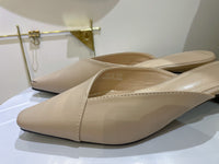 (同平底差唔多穩) 輕優雅小踭mule point shoes/ SH8127 （所有鞋款需訂貨)