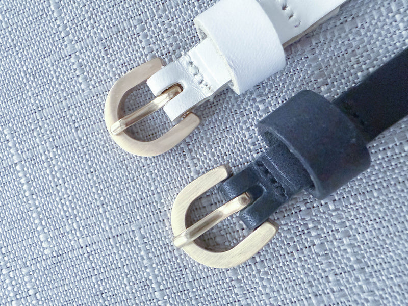 saddle Belt 質感金屬馬鞍扣真皮腰帶/ BT8014 （Pre-order)