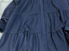 Navy Lady Doll Dress 深藍微絨寬鬆顯瘦A形連身裙/ DS9781