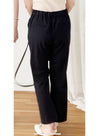 (全條彈性! 不貼修腳)Basic Comfy, Pants 彈性後橡筋小寬鬆修腳西褲/ PT8433 (部分碼數/色現貨)