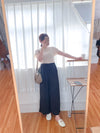 Wide Leg, Pants 輕身舒適半正式感寬腳裙褲/ SK8836(black sold out)