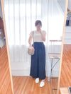 Wide Leg, Pants 輕身舒適半正式感寬腳裙褲/ SK8836(black sold out)