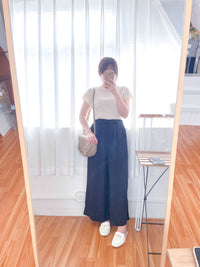 Wide Leg, Pants 輕身舒適半正式感寬腳裙褲/ SK8836(black sold out)