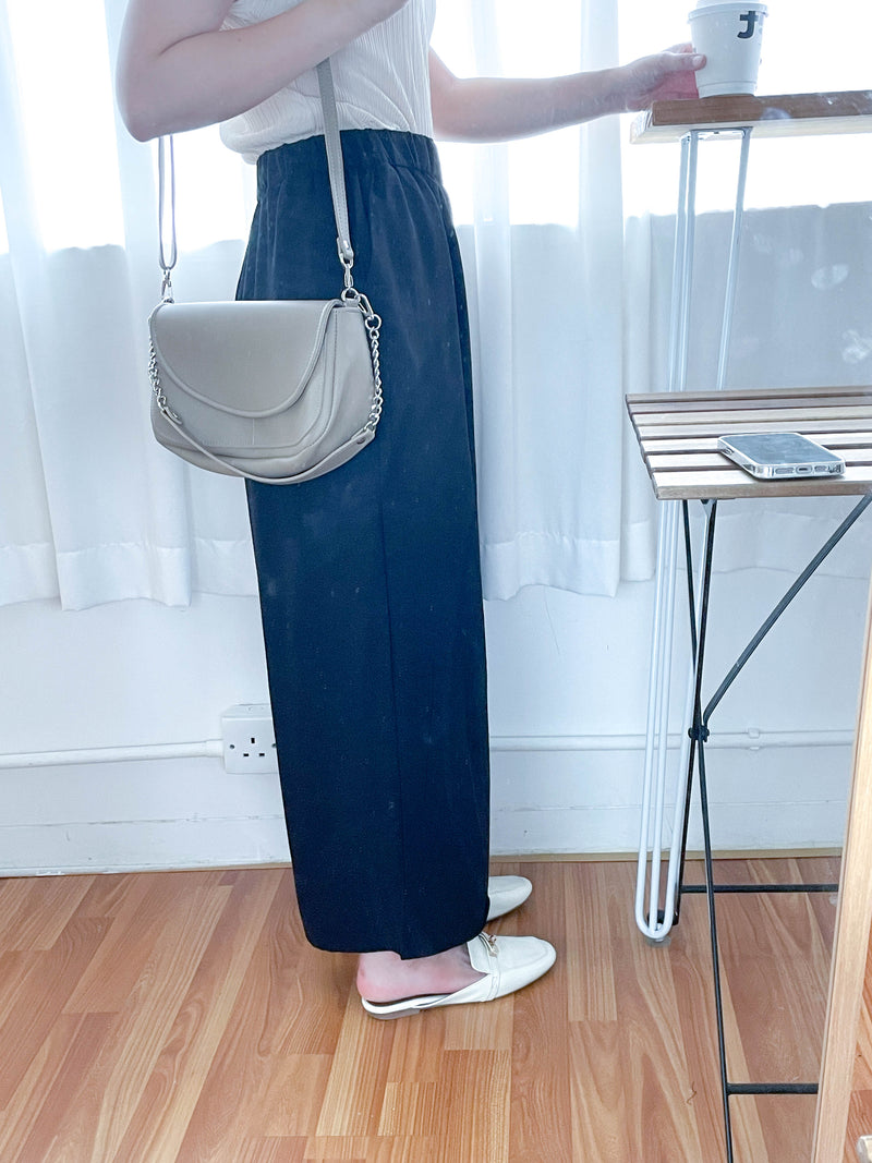 Wide Leg, Pants 輕身舒適半正式感寬腳裙褲/ SK8836(black sold out)