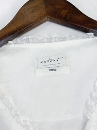 Tulip, Blouse 精緻通花領口寬鬆修腰線上衣/ BU9052