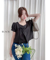 Victoria Blouse 多邊領口疊式衣身上衣/ TP9040