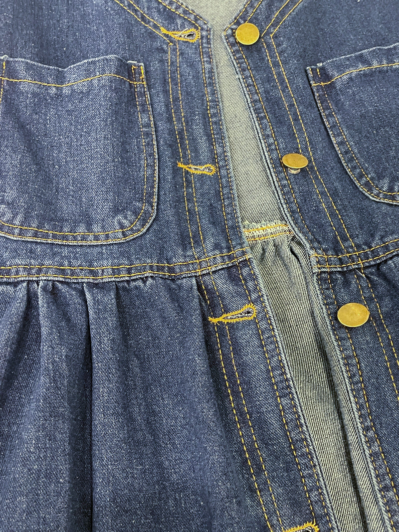 （現貨售完即止款）Denim Vest, Dress/ DS9638