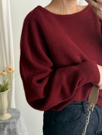 Ribbon Knit 船領幼帶氣質針織 / KT8195 (Pre-order 2月5日截單)