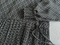 (限定熱賣重開❗) Rhombus Chiffon Dress 菱格雙百褶側束腰顯瘦連身裙/ DS9797 (pre-order 2月13日截單)
