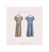 Square Collar Dress 方領夏日感後開叉連身裙/ DS9858 (Skyblue sold out)