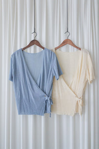 Wrap Knit Top 日常優雅針織綁帶上衣/ TP9174