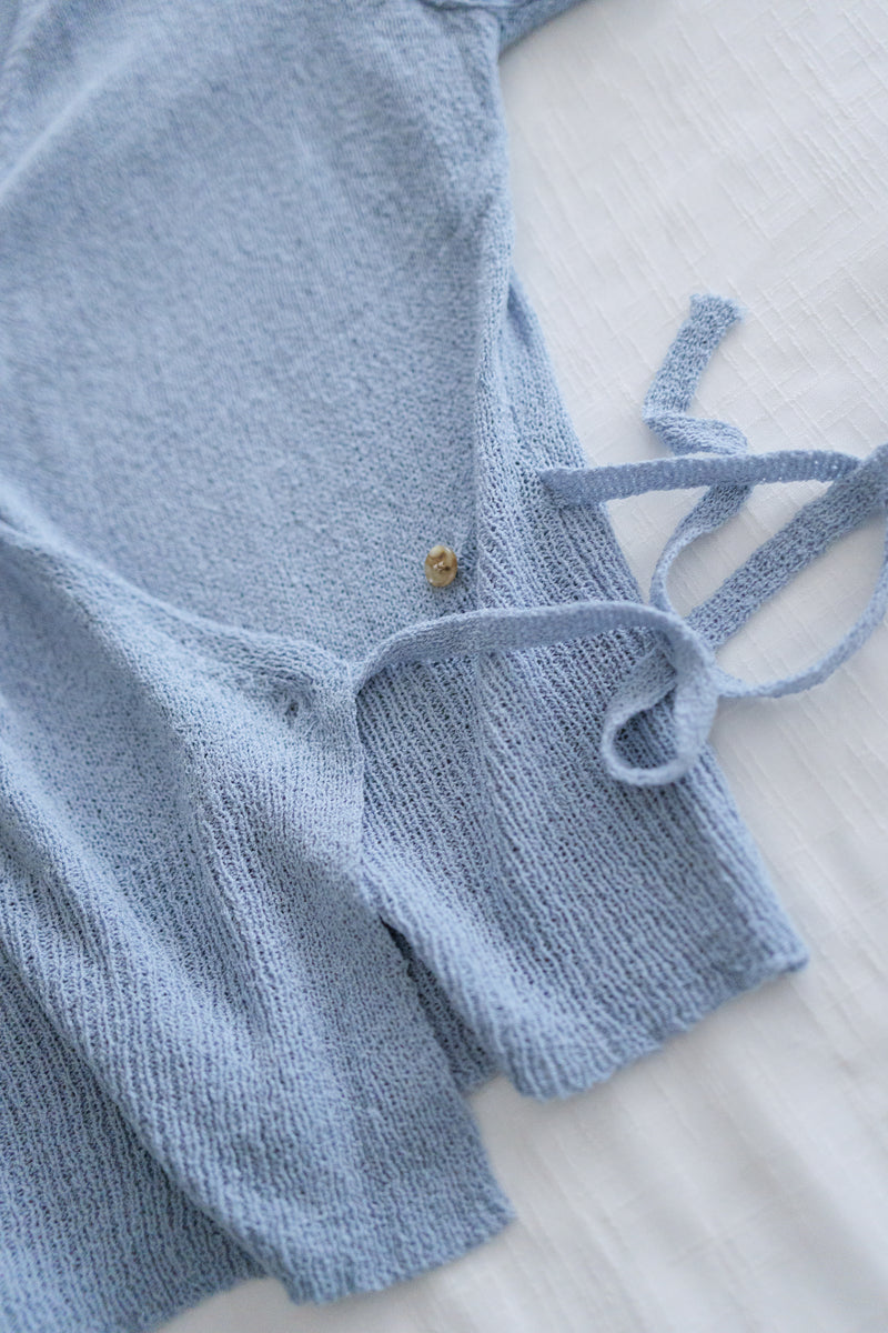 Wrap Knit Top 日常優雅針織綁帶上衣/ TP9174