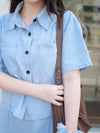 Denim Set 藍調漫遊牛仔兩件套/ SE8085