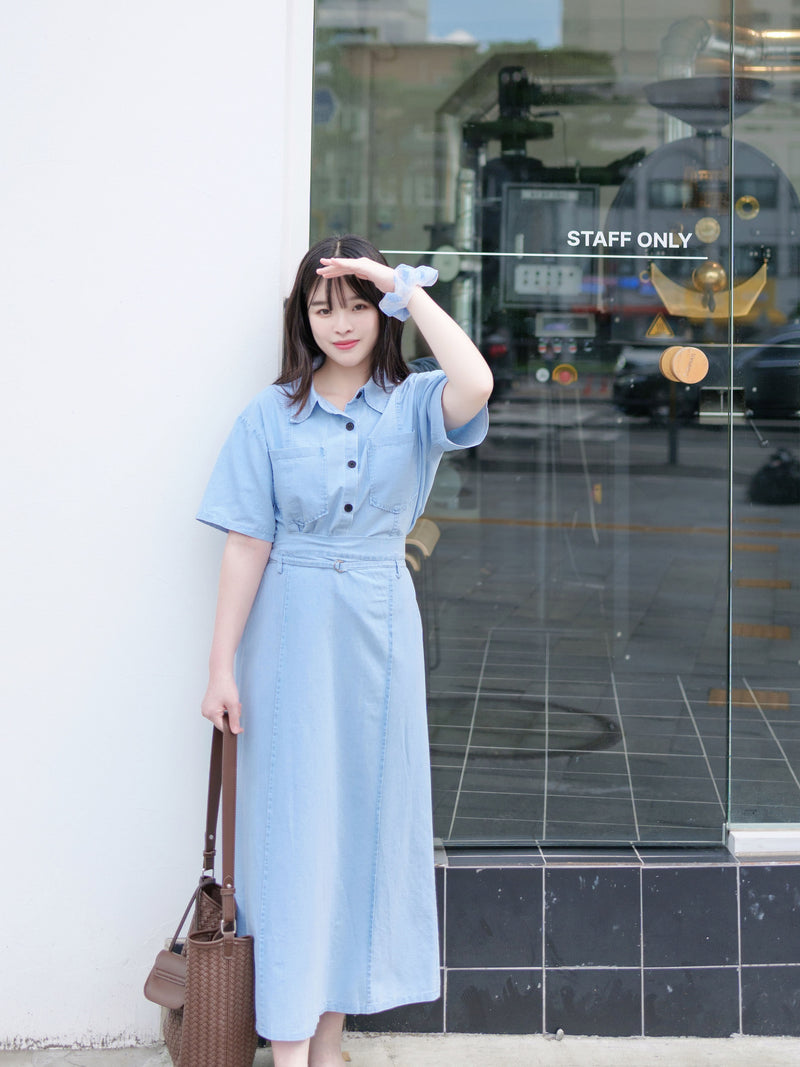 Denim Set 藍調漫遊牛仔兩件套/ SE8085