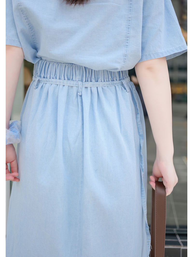 Denim Set 藍調漫遊牛仔兩件套/ SE8085