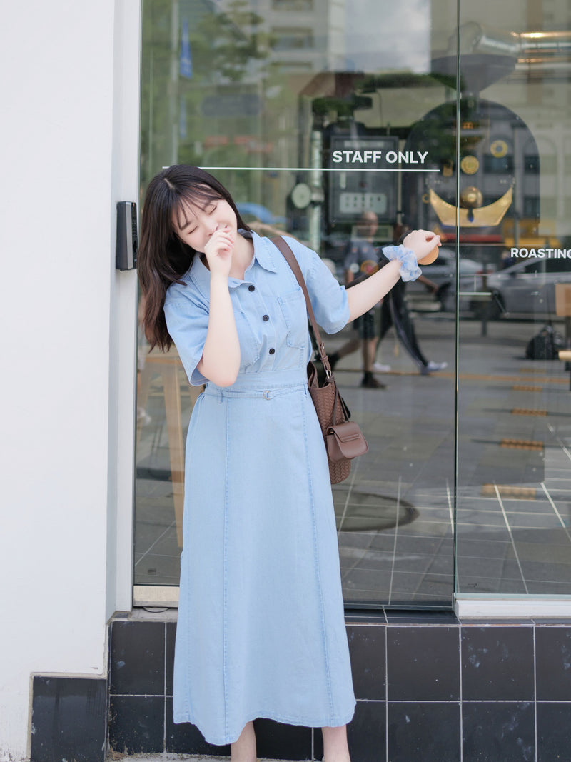 Denim Set 藍調漫遊牛仔兩件套/ SE8085