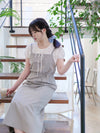 Adjustable Jumpskirt Dress 隨性前口袋抽繩雙吊帶裙/ DS9971