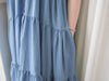 （肩帶可調) Denim 牛仔口袋多層吊帶裙, Dress/ DS9569