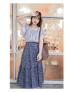 Square Neck Blouse 溫柔方領傘袖上衣/ TP9176