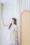Lace Chiffon Dress 蕾絲膝上雙層連身裙/ DS9959