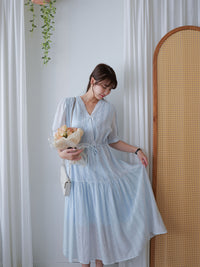 Aliceblue Pattern dress/ DS9962