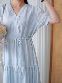 Aliceblue Pattern dress/ DS9962