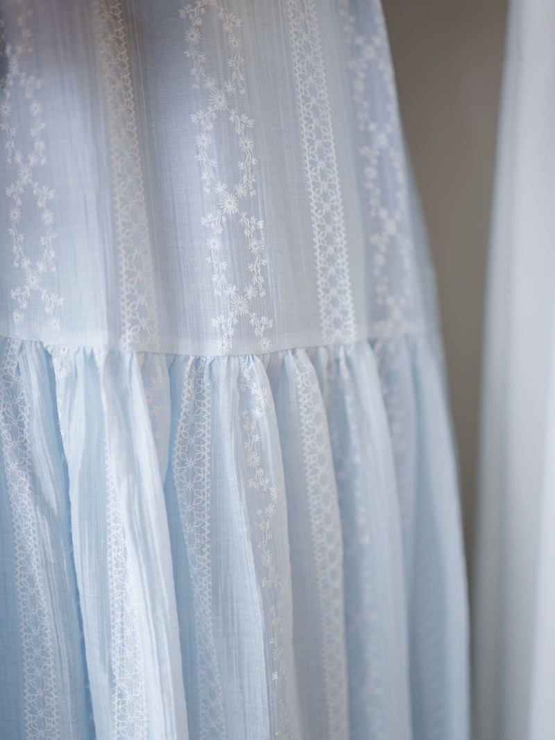 Aliceblue Pattern dress/ DS9962