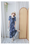 Ethnic Dress 防皺彈性幾何圖案連衣裙/ DS9958 (white sold out)