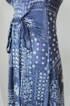 Ethnic Dress 防皺彈性幾何圖案連衣裙/ DS9958 (white sold out)
