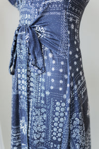 Ethnic Dress 防皺彈性幾何圖案連衣裙/ DS9958 (white sold out)