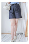 Denim shorts 西裝褲感高質挺牛仔棉短褲/ PT8466 (pre-order 8月10日截單）