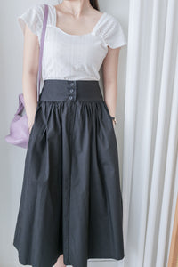 Rhombus Top 菱格花紋百搭彈性上衣/ TP9173 (white sold out)