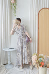 Ethnic Dress 防皺彈性幾何圖案連衣裙/ DS9958 (white sold out)