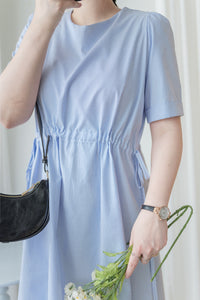 Blue Stripe Dress  法式格調條紋連身裙/ DS9976