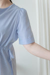 Blue Stripe Dress  法式格調條紋連身裙/ DS9976