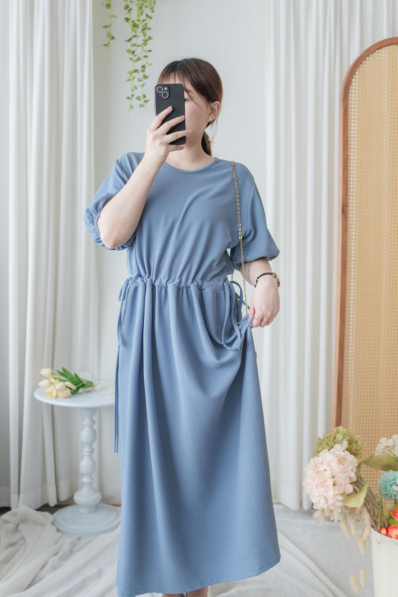 Everyday Dress 彈性日常蝴蝶修腰連身裙/ DS9957