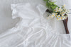 Dora Blouse 花邊領口橡筋腰上衣/ TP9168 (white sold out)