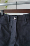 Denim shorts 西裝褲感高質挺牛仔棉短褲/ PT8466 (pre-order 8月10日截單）