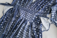 Ethnic Dress 防皺彈性幾何圖案連衣裙/ DS9958 (white sold out)