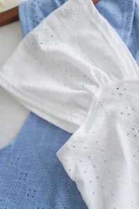 Rhombus Top 菱格花紋百搭彈性上衣/ TP9173 (white sold out)